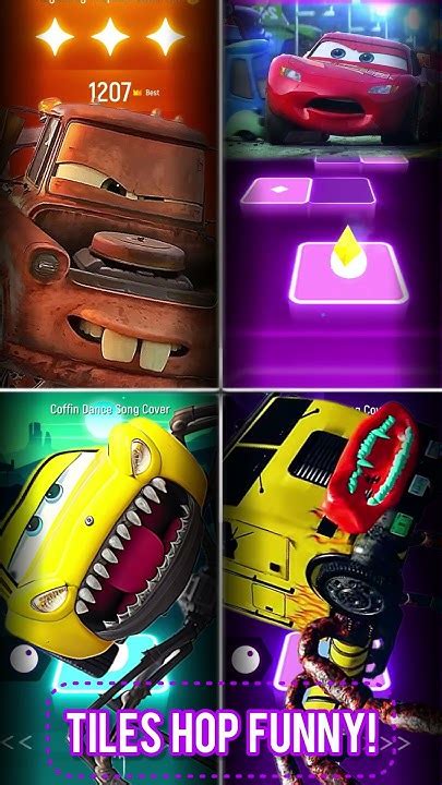 Cars 3 Mater vs Lighting McQueen Eater vs Lighting McQueen vs Truck Eater x Coffin Dance | Tiles ...