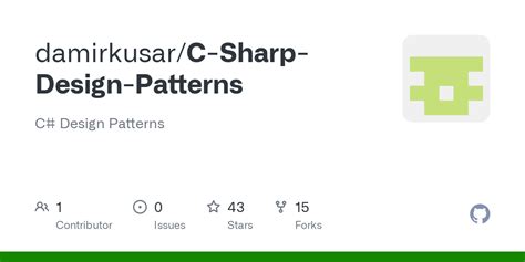 GitHub - damirkusar/C-Sharp-Design-Patterns: C# Design Patterns