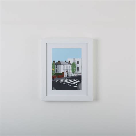 ["Abbey Road Studios"] - Abbey Road Crossing Modern Print 10" x 8 ...