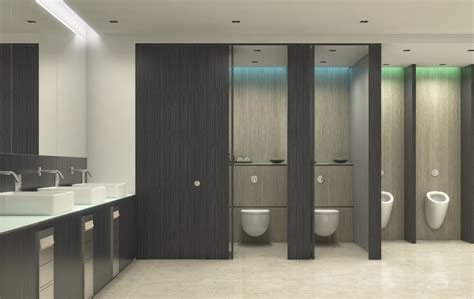 Cubicle and washroom high pressure laminate solutions | Polyrey UK | ESI Interior Design