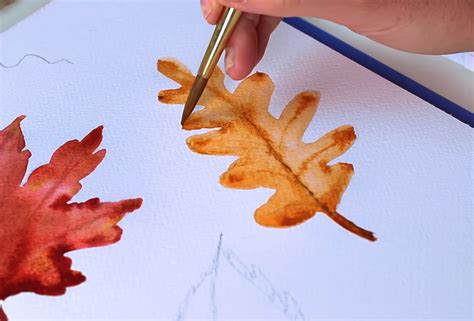 How to Paint Fall Leaves