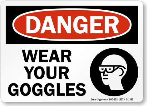 Wear Goggles Signs - MySafetySign.com