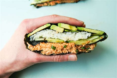 Spicy Salmon Nori Wraps | Natalie Cooks