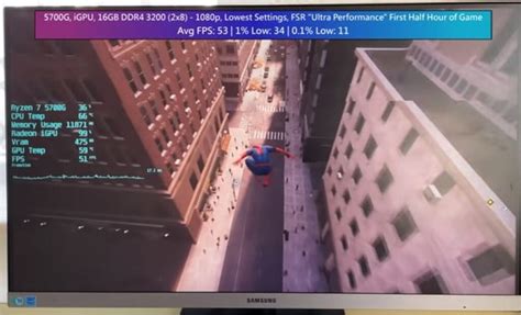 Spider-Man Remastered Almost Hits 60 FPS Gameplay Experience On AMD ...