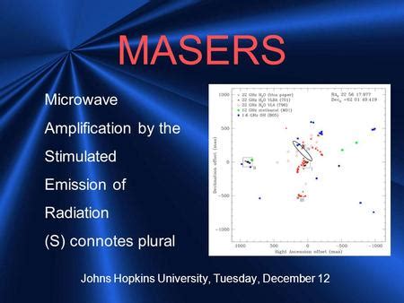 MASER Microwave Amplification by Stimulated Emission of Radiation - ppt download