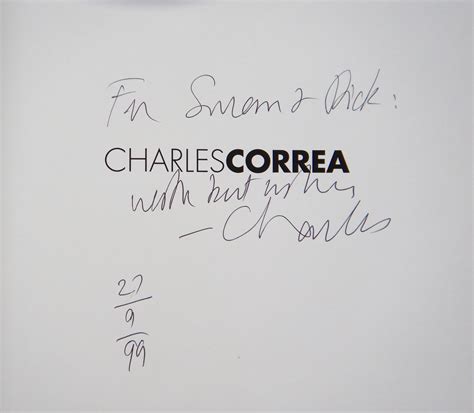 Charles Correa by Charles Correa; Kenneth Frampton: Very Good Hardcover ...