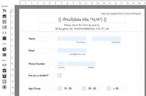 Fillable PDF Form - CraftMyPDF.com