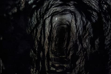 "A Dark And Intimidating Cave Leading Into A Ominous Hole" by Stocksy Contributor "HOWL" | Dark ...