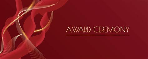 Award ceremony banner with red silk background 15396137 Vector Art at ...