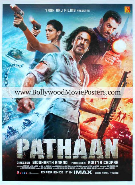 Pathan poster: Buy Shahrukh Khan movie poster SRK Bollywood Hindi film