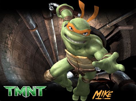 TMNT CODE GREEN SWEEPSTAKES 'Michelangelo - Rushing' Wallpaper ((2007)) - a photo on Flickriver