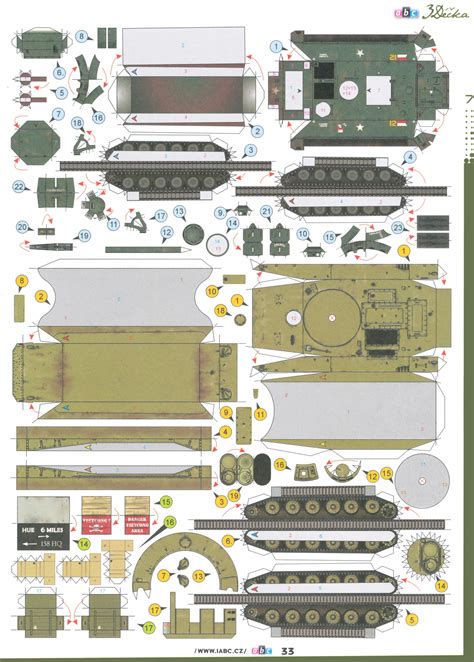 Papercraft Tank Free Download Tank Papercraft - Printable Papercrafts - Printable Papercrafts