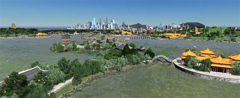 Skyline of a Chinese City : r/CitiesSkylines