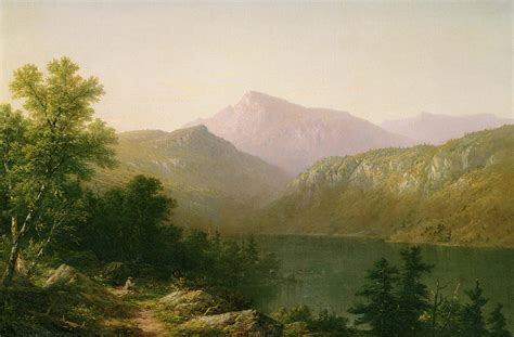 View on Lake George, 1857 Painting by John William Casilear - Pixels