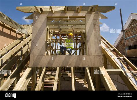 Dormer window construction Stock Photo - Alamy