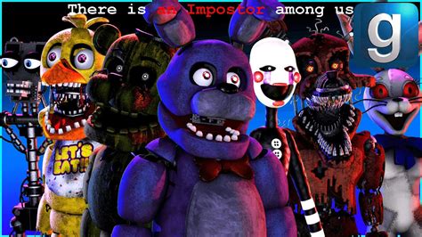 Gmod FNAF Marathon | FNAF In Among Us! [Parts 1-10] - YouTube