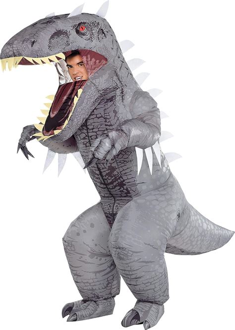 Buy Party City Inflatable Indominus Rex Halloween Costume for Adults, Jurassic World, Standard ...