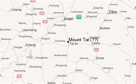 Mount Tai (泰山) Mountain Information