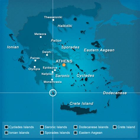 Map of Kythira island, Greece - Greeka.com