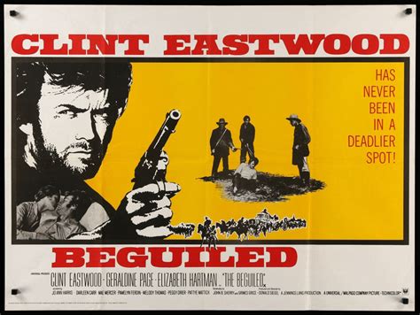 The Beguiled (1971) Original British Quad Movie Poster - Original Film ...