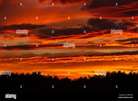 beautiful evening sky, Gyeongju, Korea, Gyeongju, Korea Stock Photo - Alamy