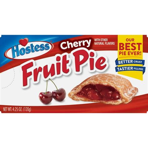 Hostess Cherry Fruit Pie Single Serve, 4.25 oz - Walmart.com - Walmart.com