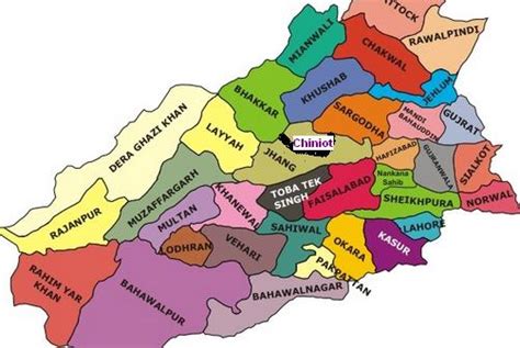 Punjab Districts Map Complete – Paki Mag