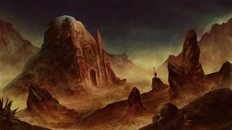 Desert temple by SolFar on DeviantArt