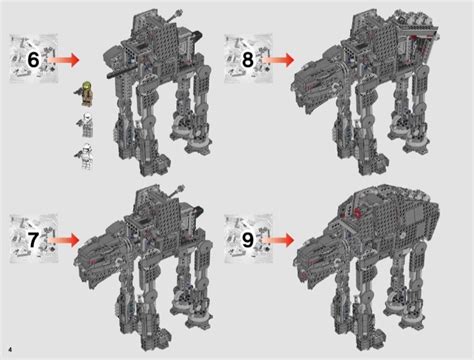 LEGO 75189 First Order Heavy Assault Walker Instructions, Star Wars ...