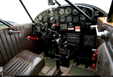 Beechcraft D17S Staggerwing (G-BRVE) | Cockpit, Vintage aircraft, Aircraft