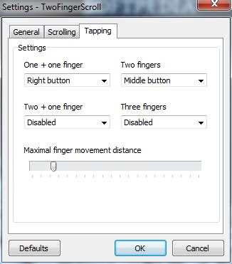 Multi-Finger Touchpad Gestures