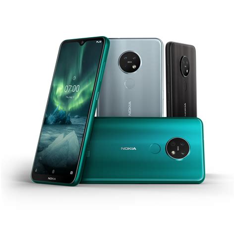 The Nokia 7.2 offers a 48 MP triple camera with ZEISS optics and a PureDisplay always-on HDR ...