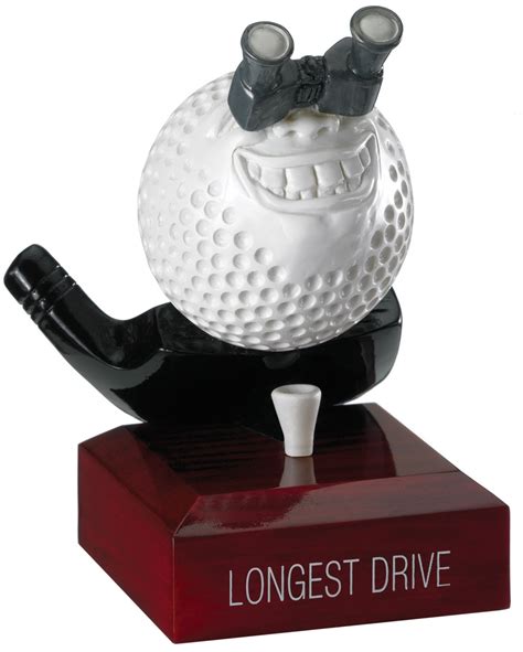 A Cute and Funny Longest Drive Golf Trophy RG09F | Longest Drive ...