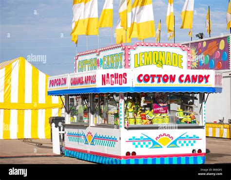 Concession stand at a carnival Stock Photo - Alamy