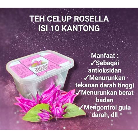 Jual TEH CELUP ROSELLA 10 KANTONG | Shopee Indonesia