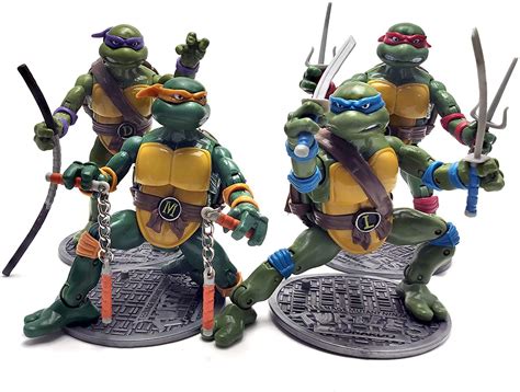 Buy Figuarts Teenage Mutant Ninja Turtles - TMNT Action Figures 1988 Nostalgic Classic Model ...