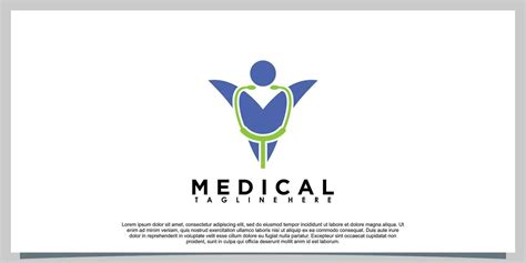 clinical logo design with creative concept 26524594 Vector Art at Vecteezy