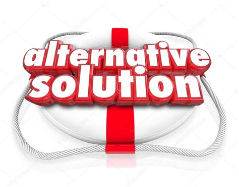 Alternative Solution words in red 3d letters Stock Photo by ©iqoncept 67943805