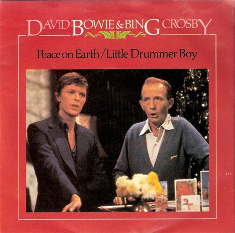 David Bowie & Bing Crosby – Peace On Earth / Little Drummer Boy (1982, Solid Centre , Vinyl ...