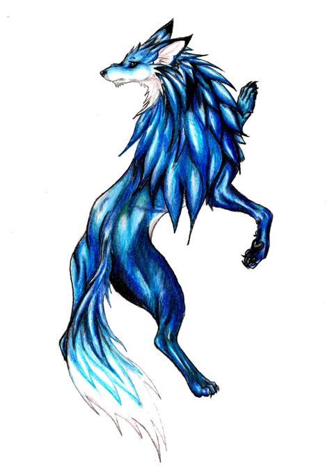 blue wolf by demoniobodrio on DeviantArt