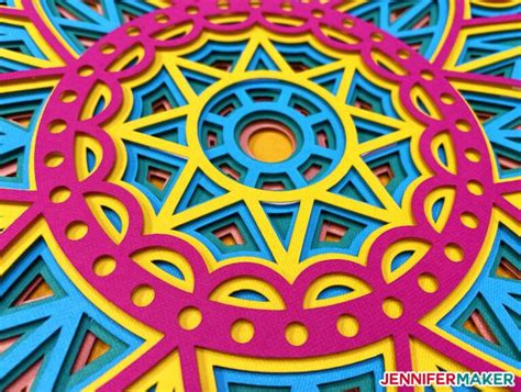 3D Layered Mandalas: How to Multilayer & Mesmerize! | Mandala, Mandala pattern, Multi layering