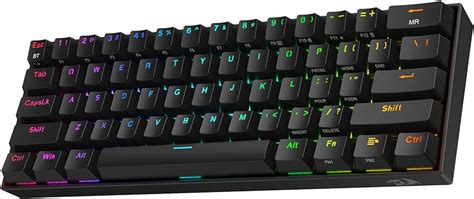 Redragon K630 Wired 60% Mechanical Keyboard with RBG plandetransformacion.unirioja.es