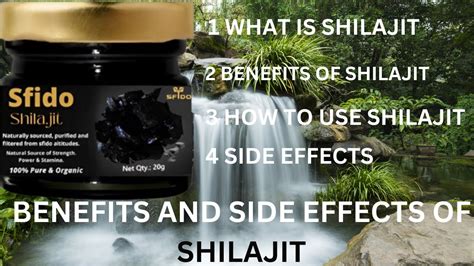 BENEFITS & SIDE EFFECTS OF SHILAJIT | शिलाजीत के लाभ और दुष्प्रभाव# ...