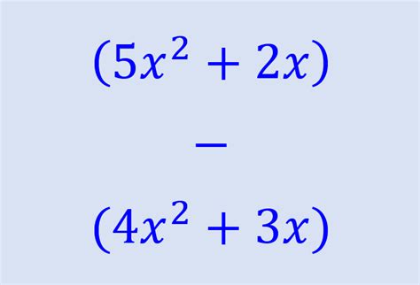 Subtraction of Polynomials - Example and Practice Problems - Neurochispas