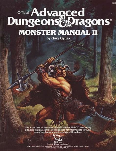 Monster Manual II (1e) - Wizards of the Coast | AD&D 1st Ed. | Rules | AD&D 1st Ed ...