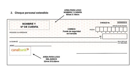 Estandarización de los formatos de los cheques Personales y Comerciales en la República de ...