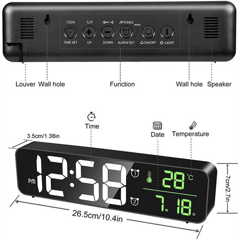 Buy Black Digital Clock Online at Best Price! Fast Shipping | Ultronics Lights