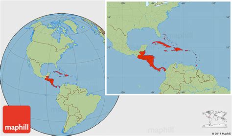 Where Is Central America Located On The World Map - Esther Rosabella