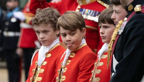 King Charles III's coronation: Princes Louis, George and Princess ...