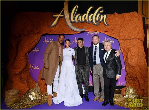 Full Sized Photo of will smith mena massoud and naomi scott bring ...